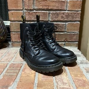 Dr. Martens Luana Black Combat Boots